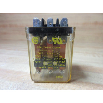 Struthers Dunn A283XCXC-120V Relay A283XCXC120V - New No Box