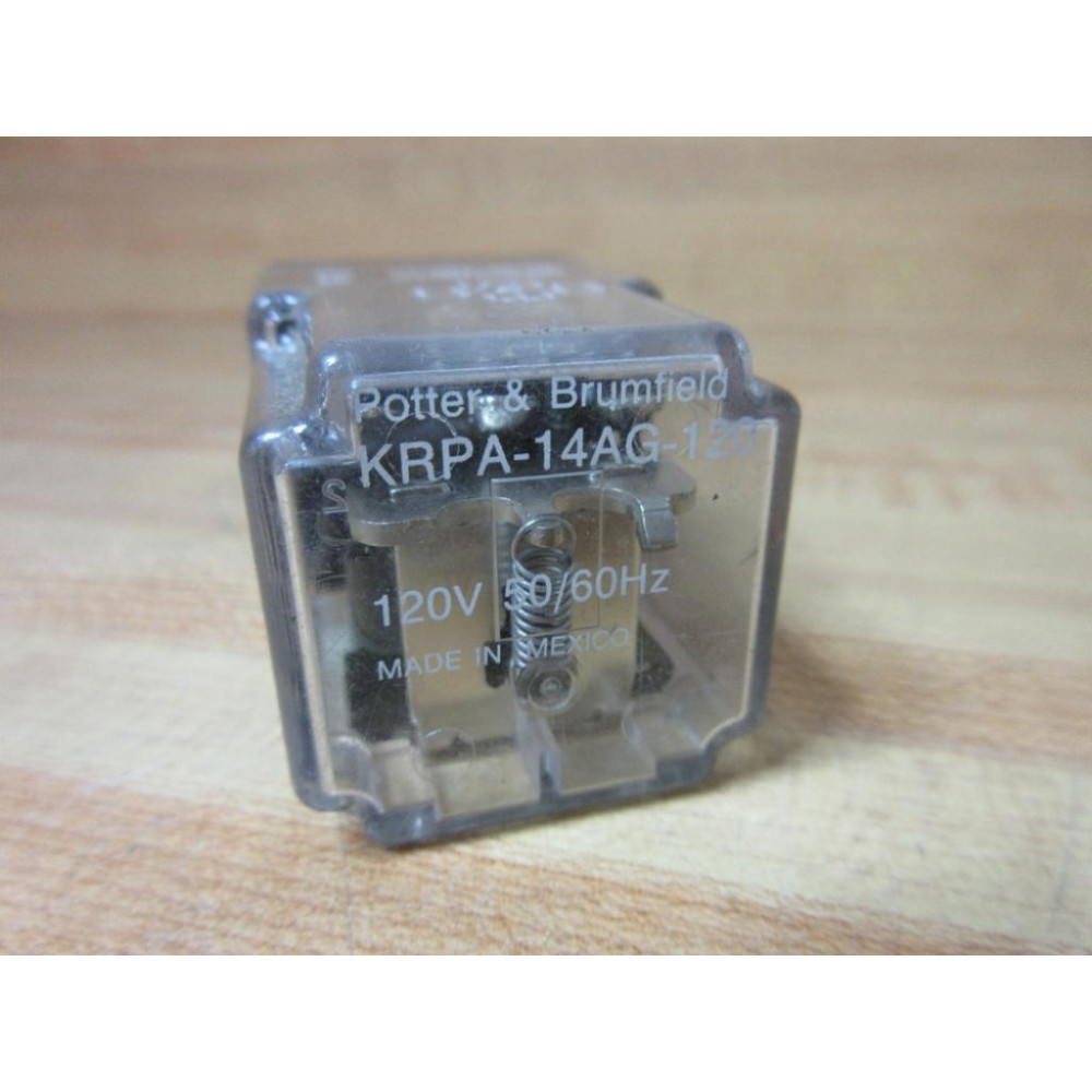 Potter & Brumfield KRPA-14AG-120V AC Relay KRPA-14AG-120 . - Used