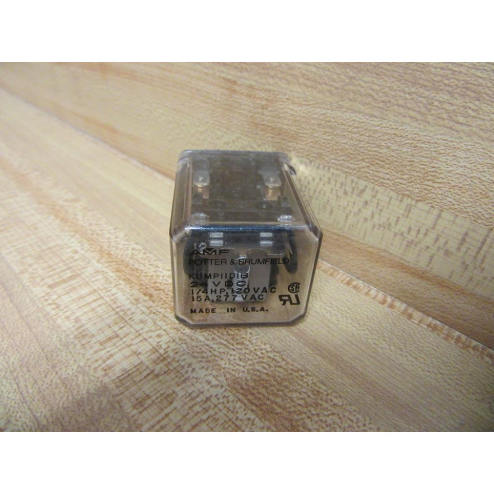 Potter & Brumfield KUMP-11D18-24 Tyco Relay KUMP11D1824 14HP - Used