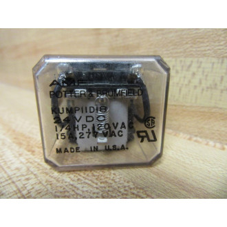 Potter & Brumfield KUMP-11D18-24 Tyco Relay KUMP11D1824 14HP - Used