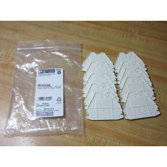 Phoenix Contact D-PTRV 4 WH End Cover White 3270151 (Pack of 10)