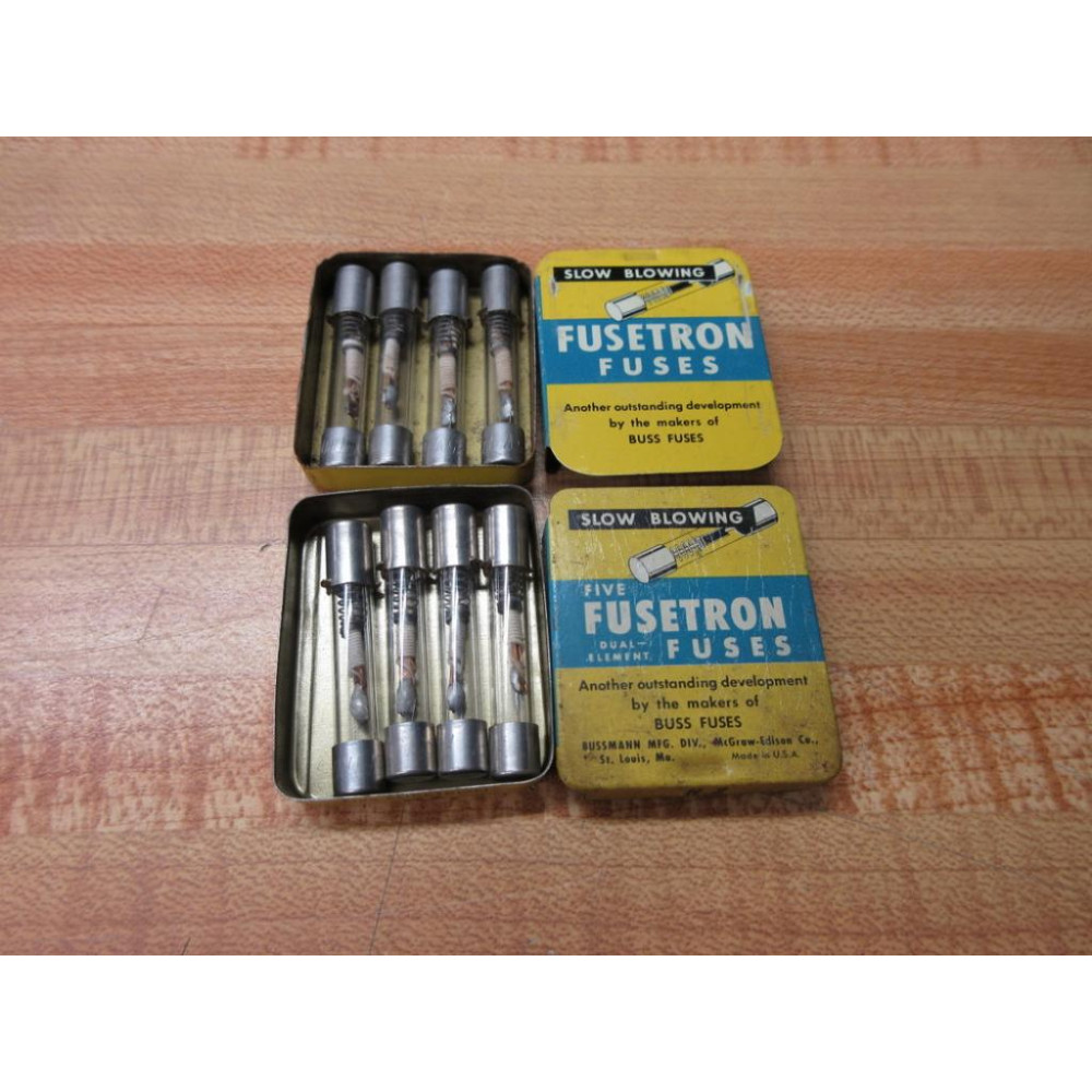 Buss N-2 Bussmann Fusetron Fuse N2 (Pack of 8)