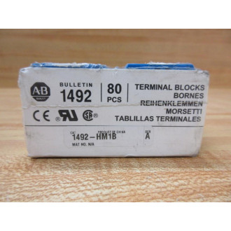 Allen Bradley 1492-HM1-B Terminal Block 1492HM1B (Pack of 80)