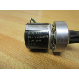 Vishay Spectrol MOD-534 10K Ohms Potentiometer MOD534 10000 WKnob - Used