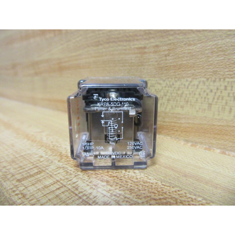Potter & Brumfield KRPA-5DG-110V DC Relay KRPA-5DG-110VDC - Used