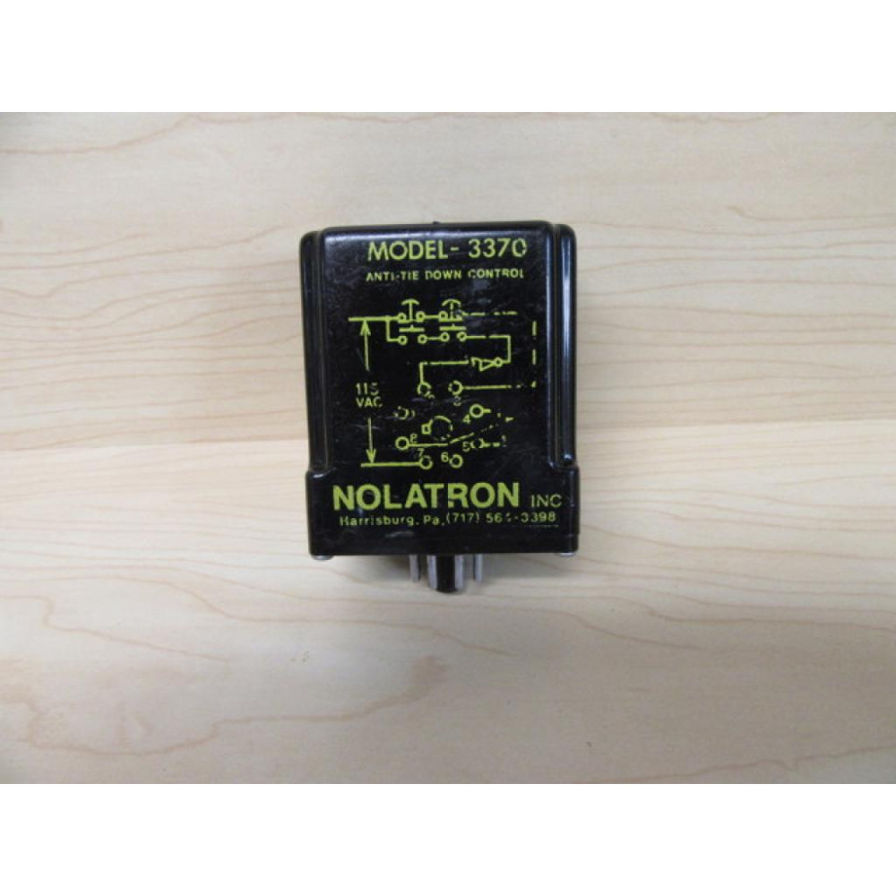 Nolatron 3370 Anti-Tie Down Control Relay Model 3370 - Used
