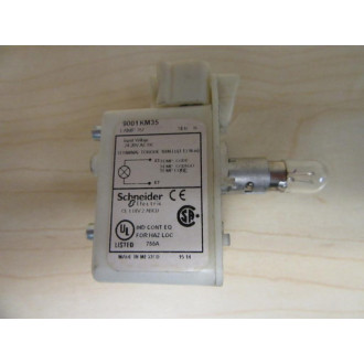 Square D 9001-KM35 Pilot Light Module 9001KM35 Lamp Module Only - Used
