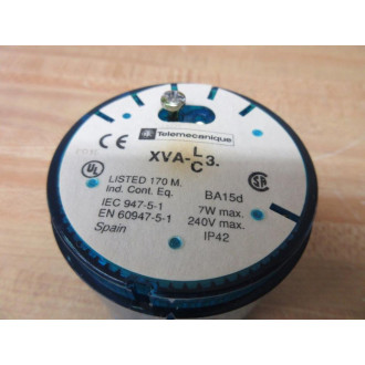 Telemecanique XVA-LC3-B Blue Stack Light 240 V - Used