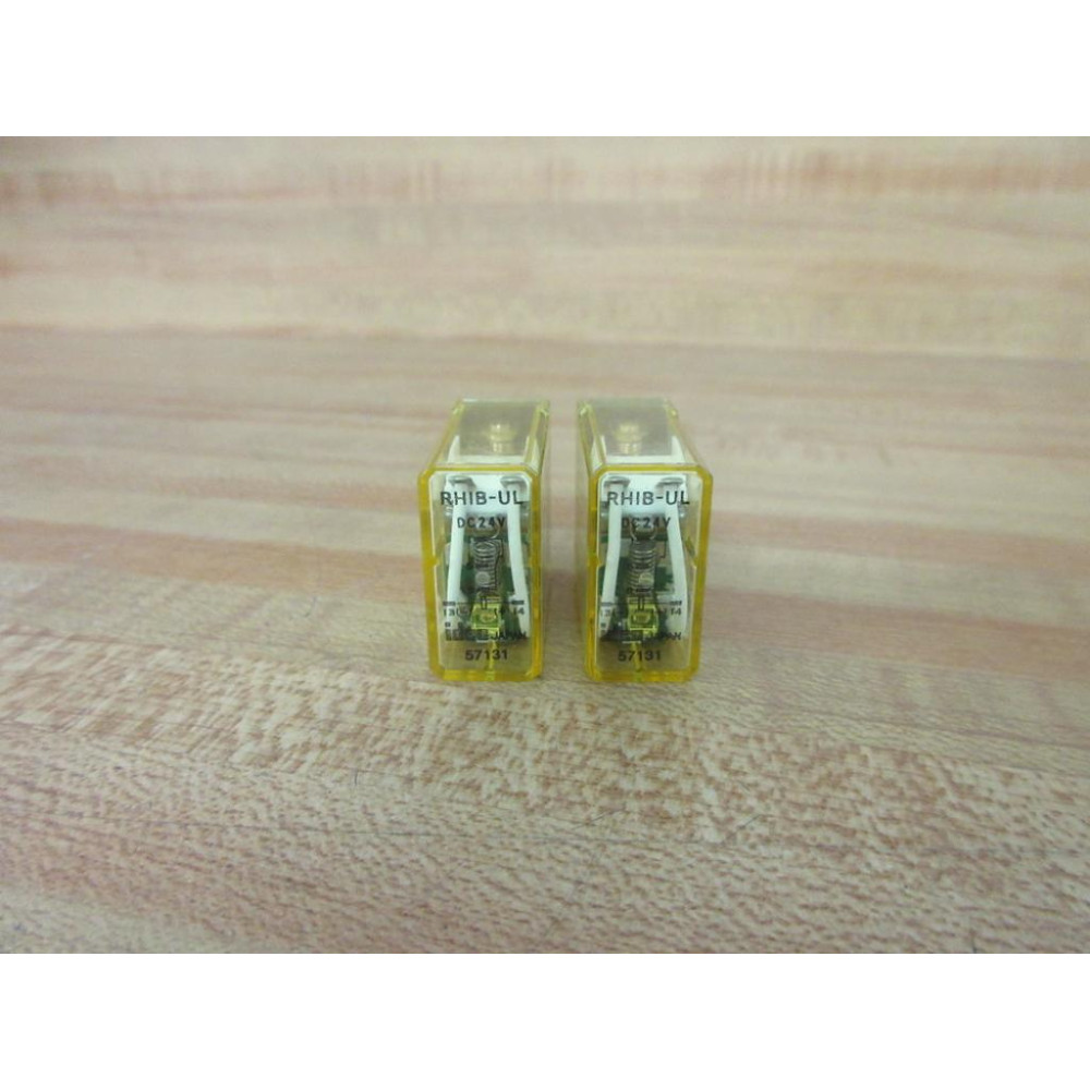 IDEC RH1B-UL-DC24V Relay RHIB-UL-24V DC (Pack of 2) - Used