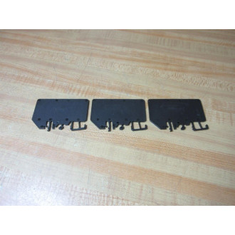 Allen Bradley 1492-N37 Terminal Barrier 1492N37 (Pack of 3) - Used