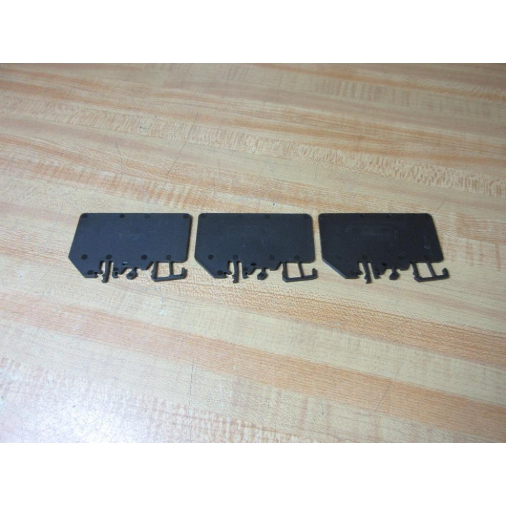 Allen Bradley 1492-N37 Terminal Barrier 1492N37 (Pack of 3) - Used