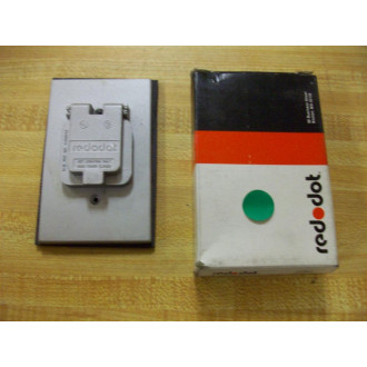 Red Dot CCSV Cover For Single Hole Receptacle