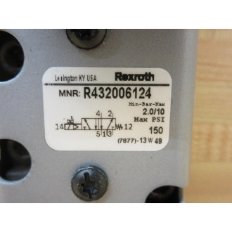Rexroth R432006124 Air Control Valve - New No Box