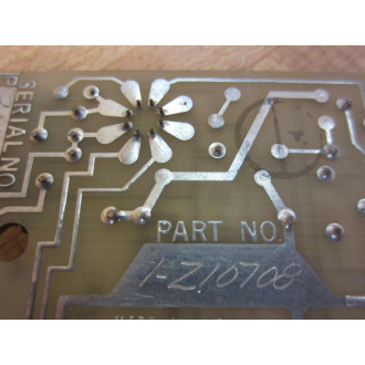 Stock Equipment 1Z10708 Circuit Board A20581B - Used