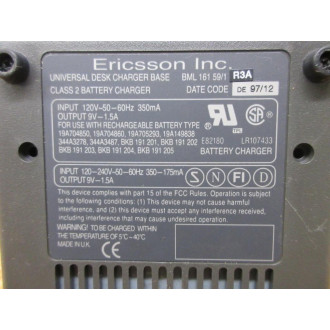 Ericsson BML 161 591-R3A Universal Desk Charger Base BML161591R3A