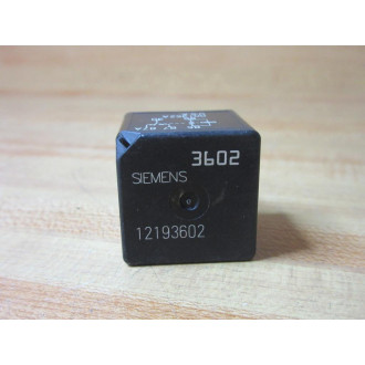 Siemens 12193602 Relay - New No Box