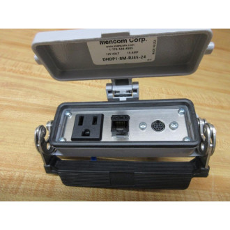 Mencom DHDP1-8M-RJ45-24 Panel Interface Connectors DHDP18MRJ4524