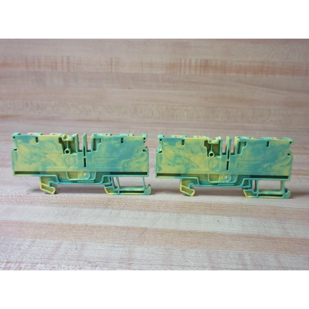 Weidmuller A4C4PE Terminal Block 2051560000 (Pack of 2) - New No Box