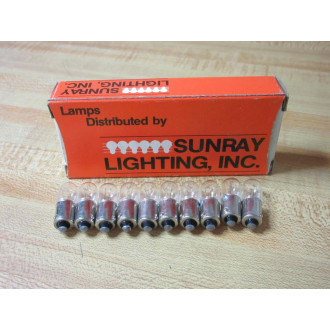 Sunray 1835 Miniature Lamp Light Bulb (Pack of 10)