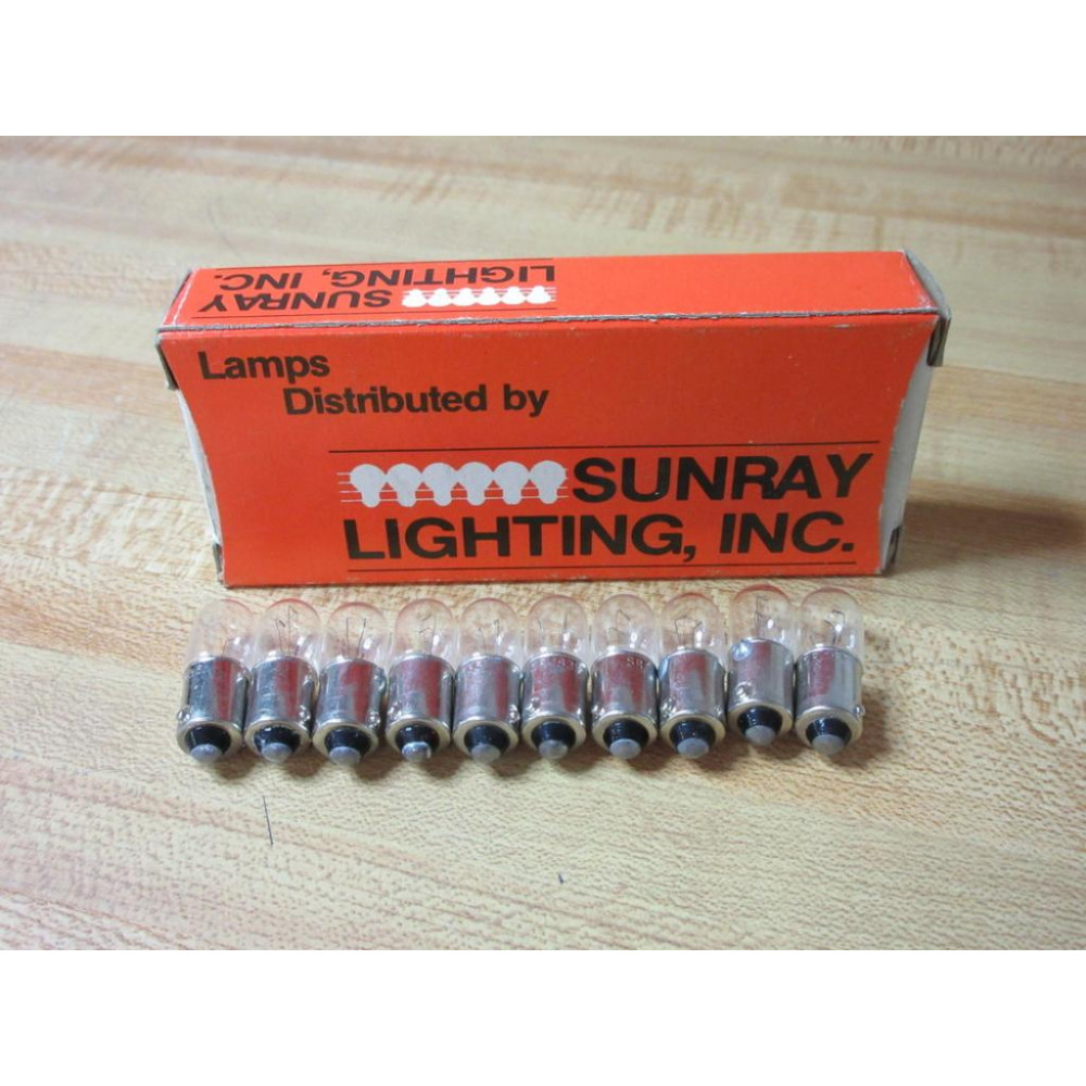 Sunray 1835 Miniature Lamp Light Bulb (Pack of 10)