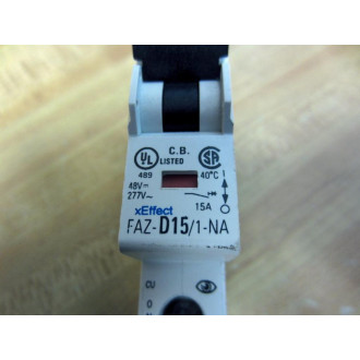 Eaton FAZ-D151-NA-SP Cutler Hammer 15A Breaker FAZ-D151-NA - New No Box