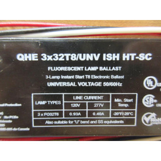 Osram QHE 3X32T8UNV ISH HT-SC Ballast QHE3X32T8UNVISHHTSC - New No Box