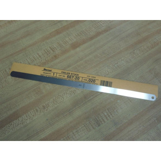 Starrett 667-20 12" Feeler Stock EDP52868 (Pack of 6)