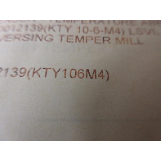 ABB KTY10-6-M4-55 Thermal Sensor KTY106M455 - New No Box