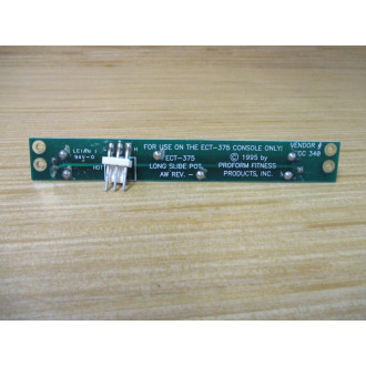 Proform Fitness products ECT-375 Circuit Board ECT375 - Used