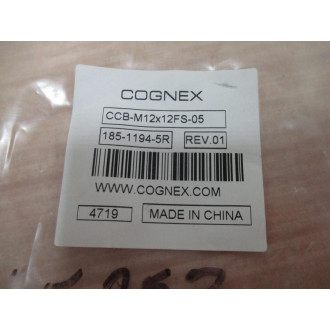 Cognex CCB-M12x12FS-05 Single Ended Cable CCBM12x12FS05