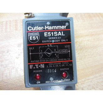 Cutler Hammer E51SAL Eaton Limit Switch Body Series C1 - New No Box