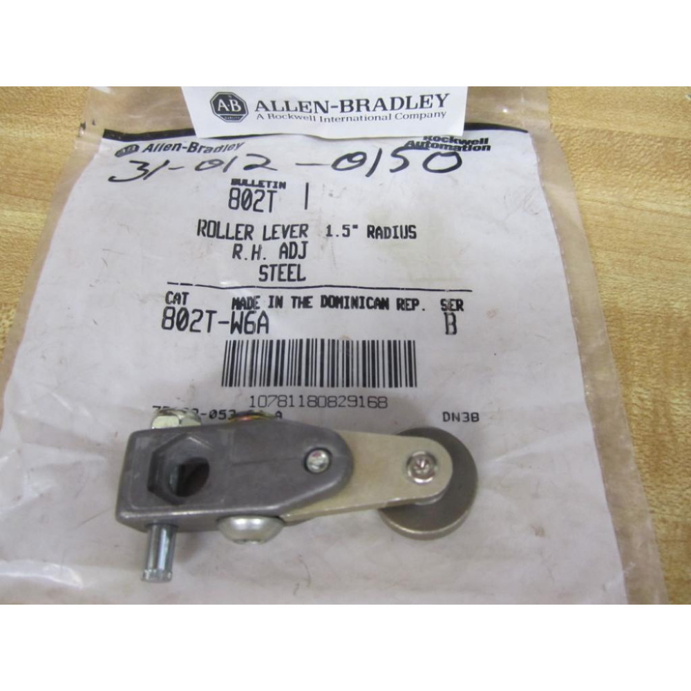 Allen Bradley 802T-W6A Limit Switch Roller Lever Arm 802TW6A
