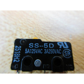 Omron SS-5D Snap Action Switch SS5D (Pack of 5) - New No Box
