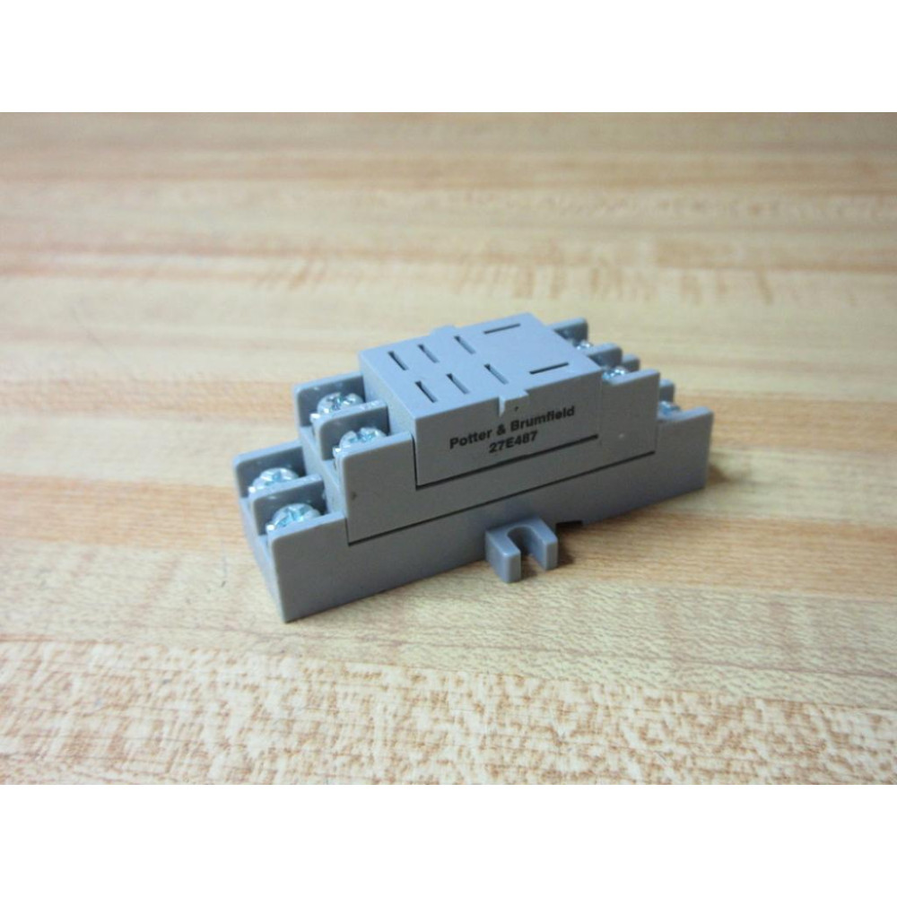 Potter & Brumfield 27E487 Relay Socket Gray - New No Box