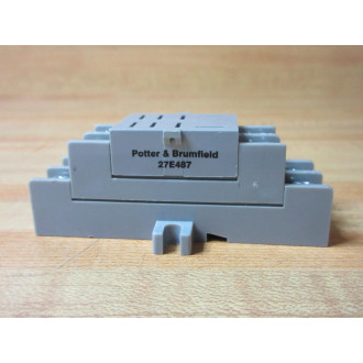 Potter & Brumfield 27E487 Relay Socket Gray - New No Box