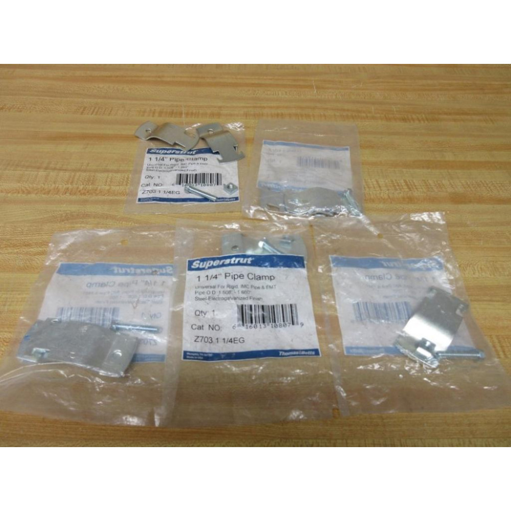 Thomas & Betts Z703 1 14EG Superstrut Pipe Clamp Z703114EG (Pack of 5)