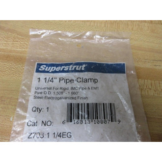 Thomas & Betts Z703 1 14EG Superstrut Pipe Clamp Z703114EG (Pack of 5)