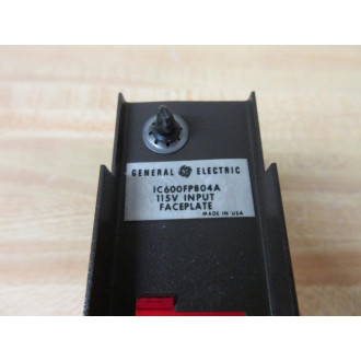 General Electric IC600FP804A Faceplate Missing Edge - Used