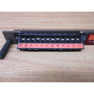 General Electric IC600FP804A Faceplate Missing Edge - Used