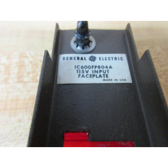 General Electric IC600FP804A Faceplate Cracked Edge - Used