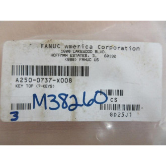 Fanuc A250-0737-X008 Key Top A2500737X008 - New No Box