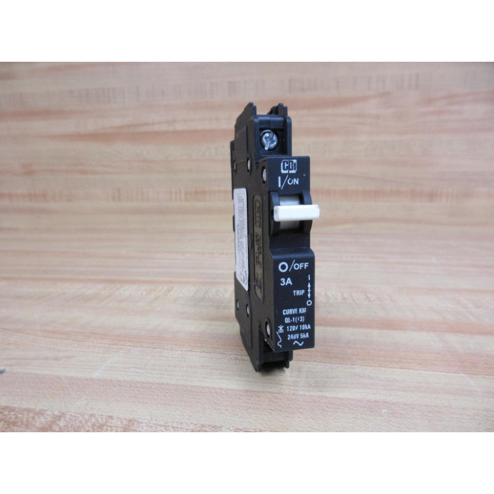 CBI QL18KM03LW Circuit Breaker 3A 1P - Used