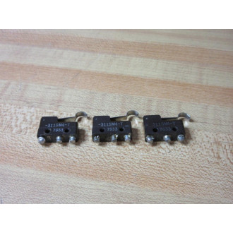 Micro Switch 311SM4-T Honeywell Switch 311SM4T (Pack of 3) - Used
