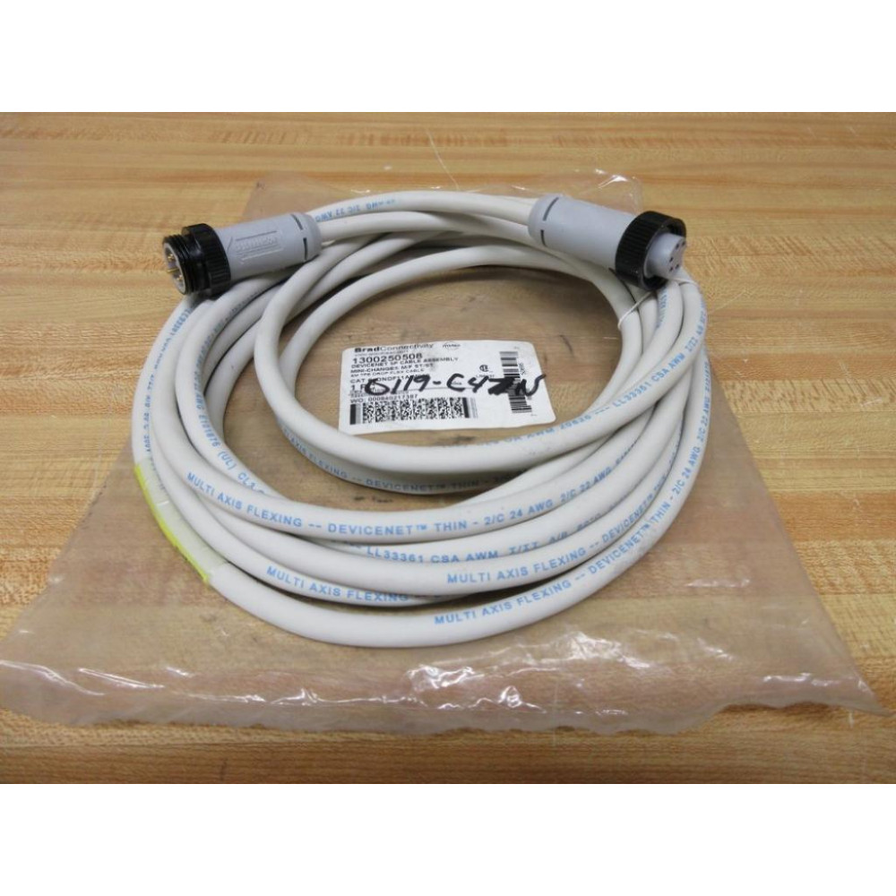 Brad ConnectivityMolex DNDF11A-M050 Double Ended Cordset 1300250508