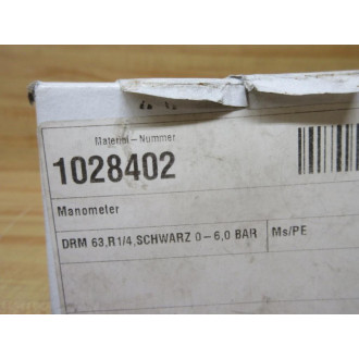 1028402 Manometer Gauge - New No Box