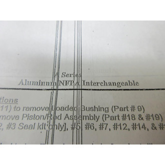 Numatics A98-K0N-AA Cylinder Rod Repair Kit A98K09AA - New No Box