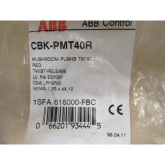 ABB CBK-PMT40R Push Pull Switch