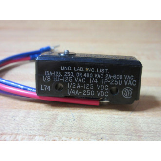 Micro Switch BZ-3R Honeywell Limit Switch BZ3R Pre-Wired - New No Box