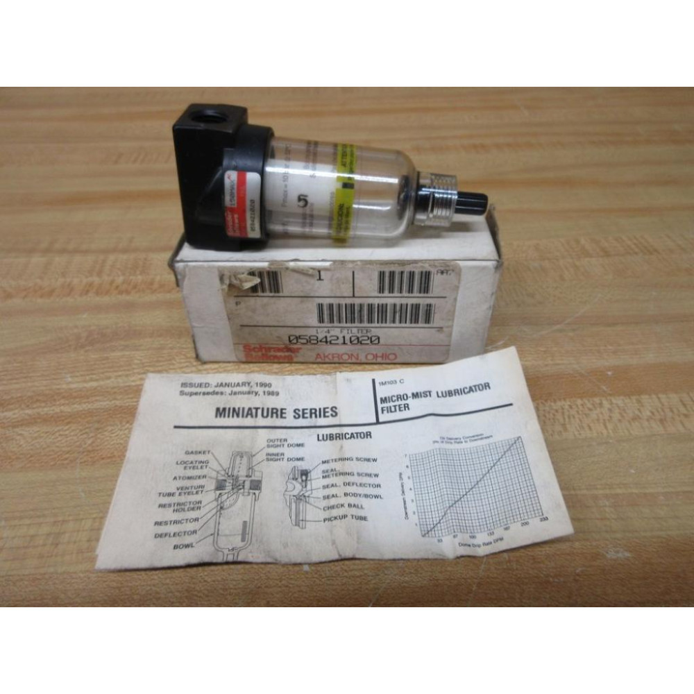 Schrader Bellows 058421020 Pneumatic Filter