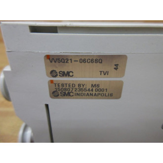 SMC VV5Q21-06C6SQ Pneumatic Manifold VV5Q2106C6SQ - New No Box